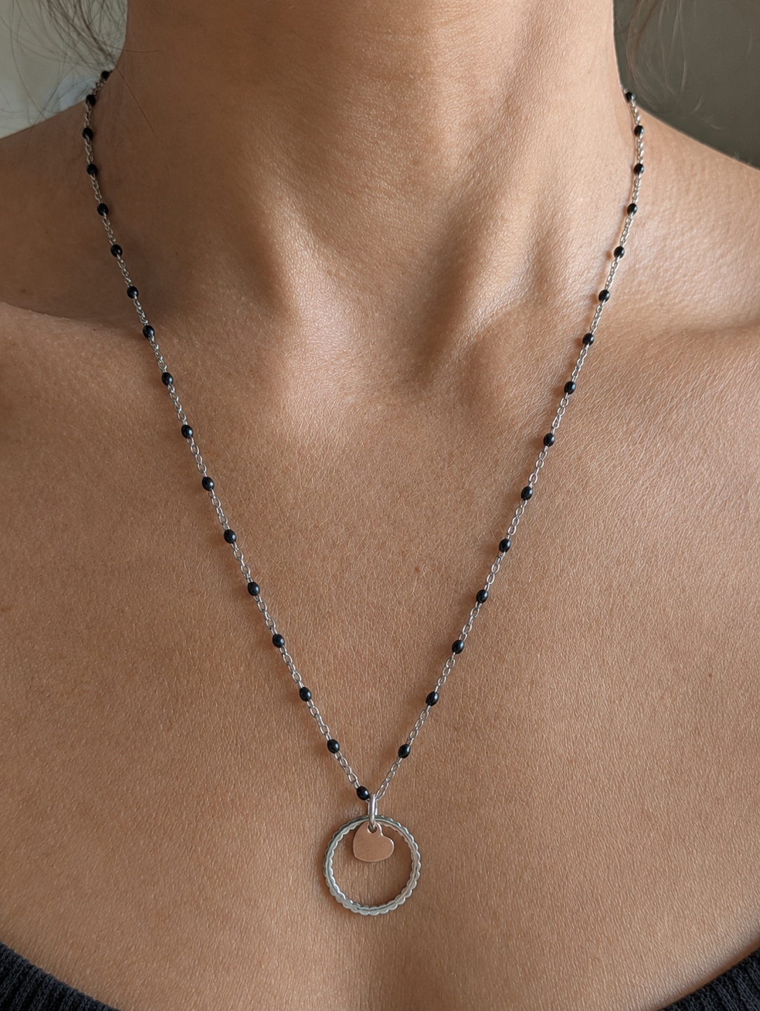 Collier Coeur de lune