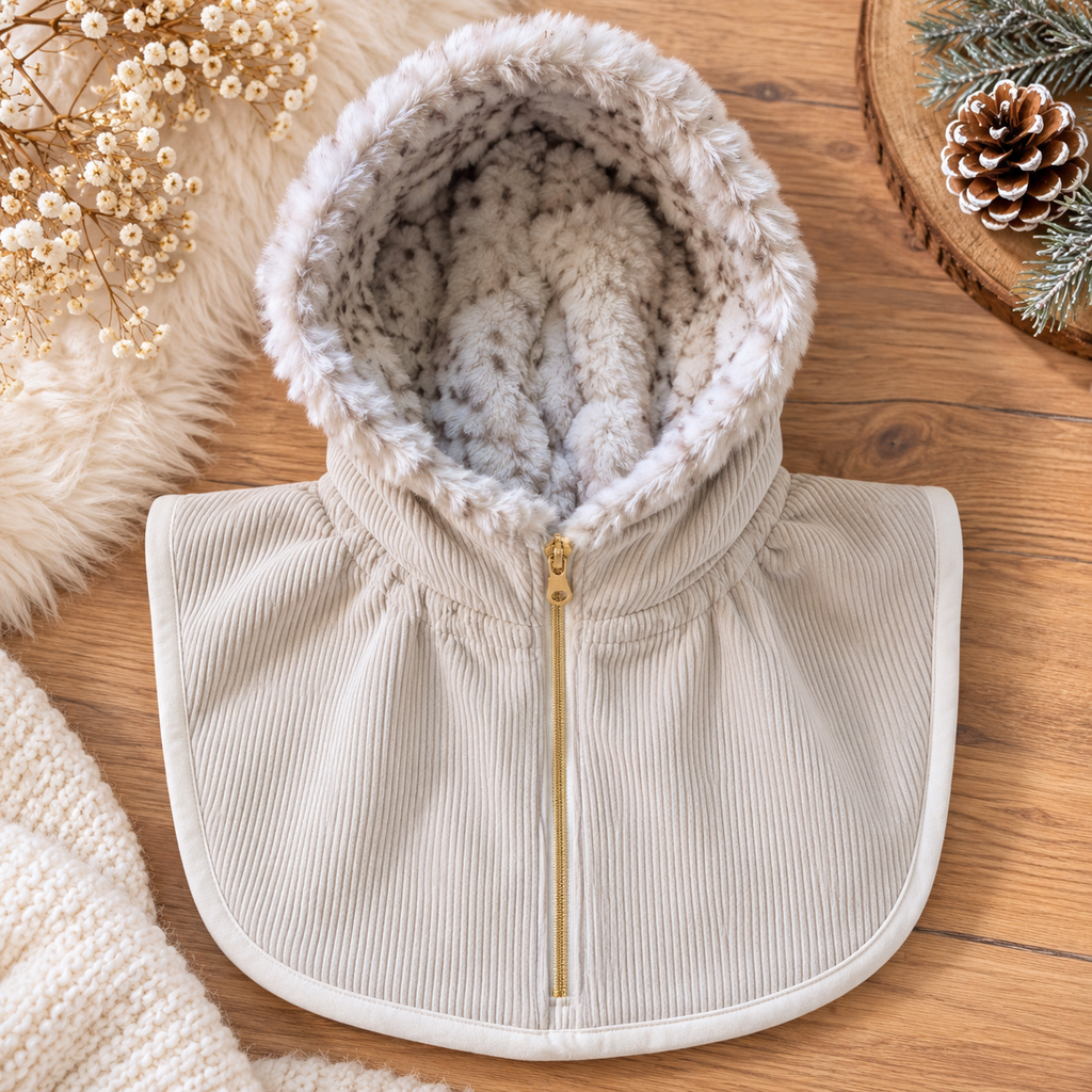 Capuche amovible fourrée – Ultra chaude & douillette