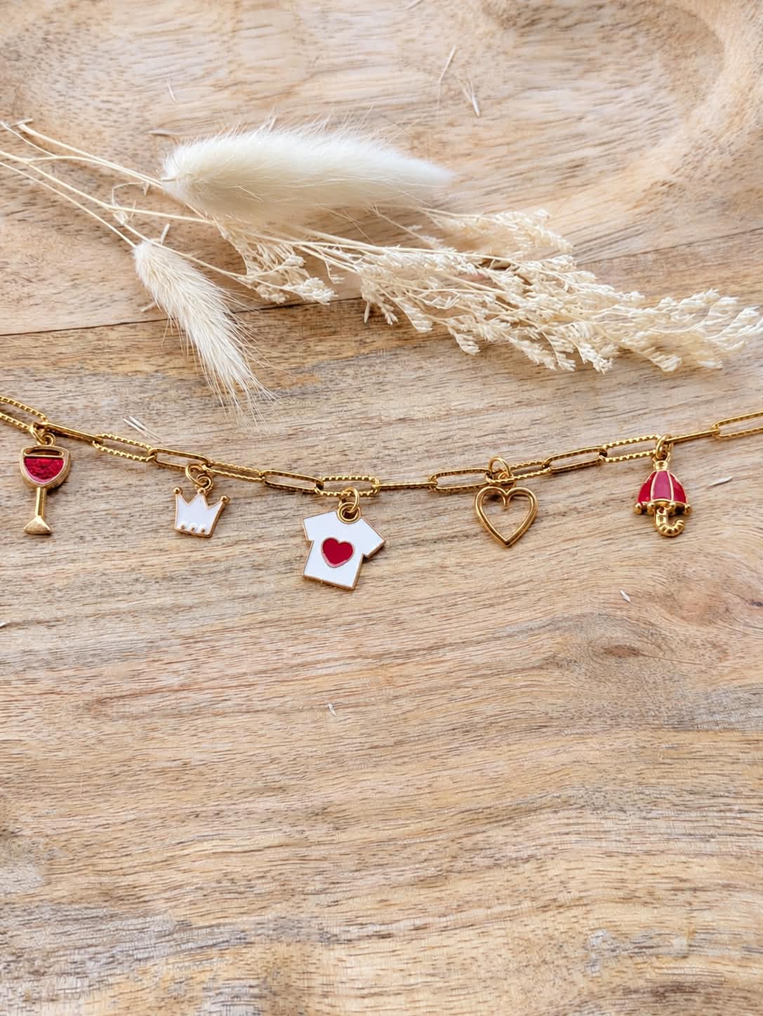 Collier à breloques AMORE Modèle unique